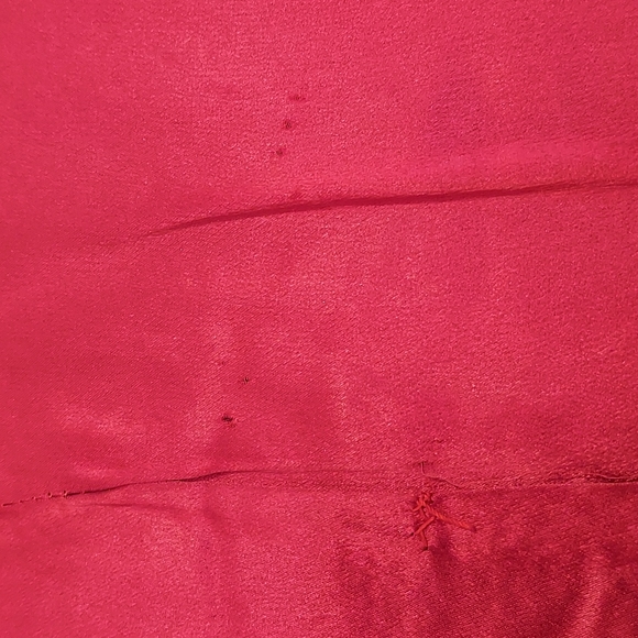 Vintage 1960s Maroon Red Knee Length Wool Coat Size Large - Picture 13 of 16